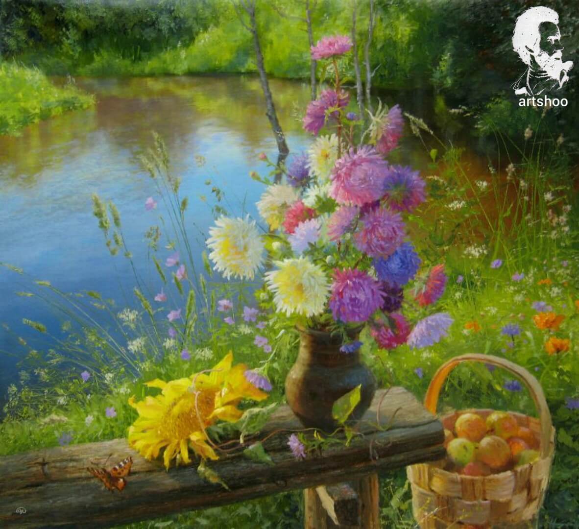 آموزش نقاشی رنگ روغن